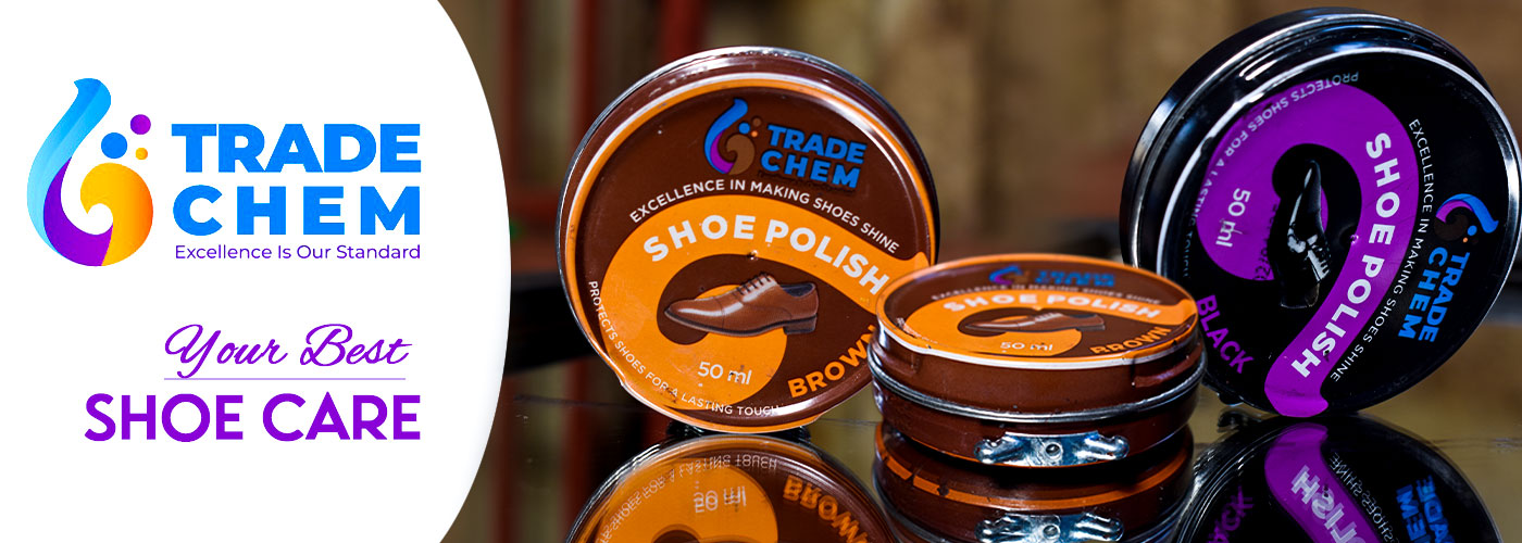 Trade Chem black and brown shoe polish